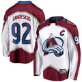 Custom #92 White COL Hockey Shirt Top