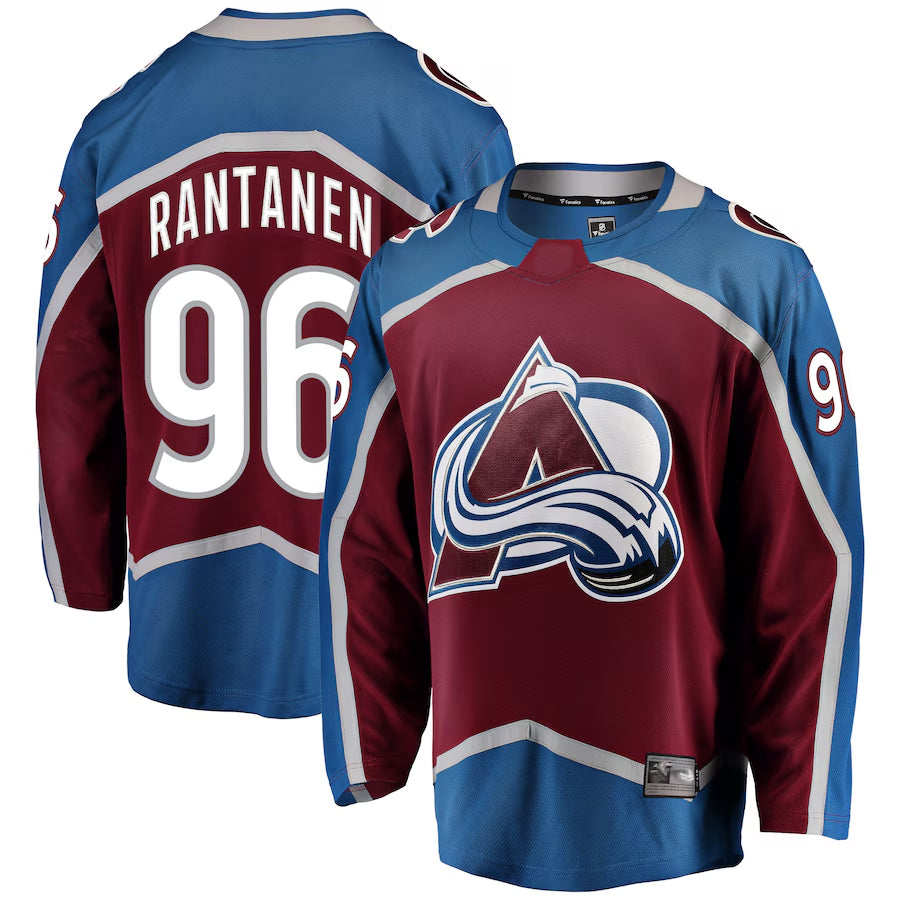 Custom #96 Burgundy COL Hockey Shirt Top