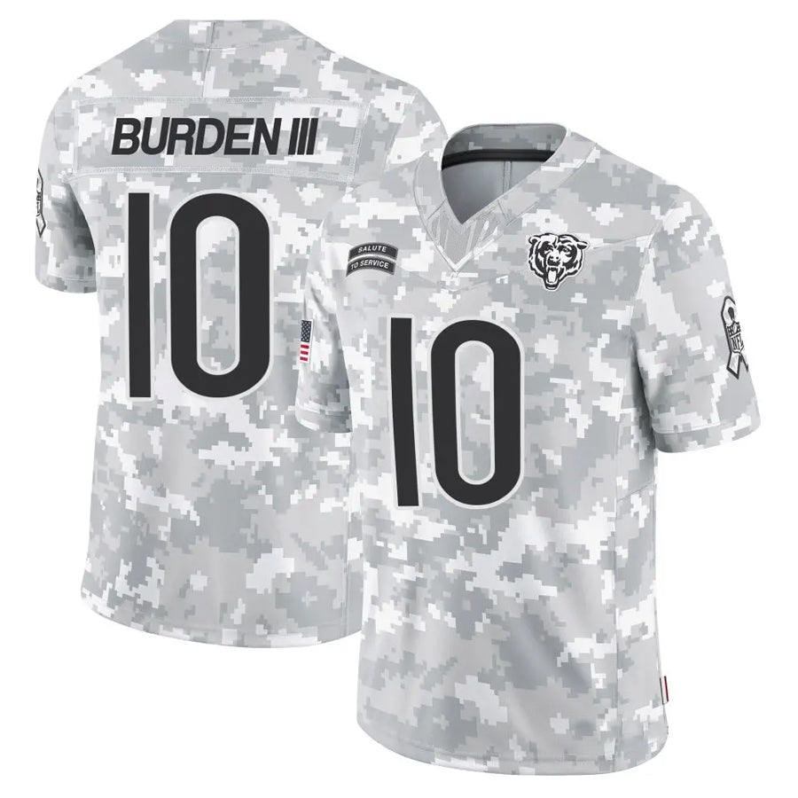 Custom #10 CHI Football Shirt Top
