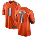 Custom #11 Orange CHI Football Shirt Top