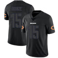 Custom #15 Black CHI Football Shirt Top
