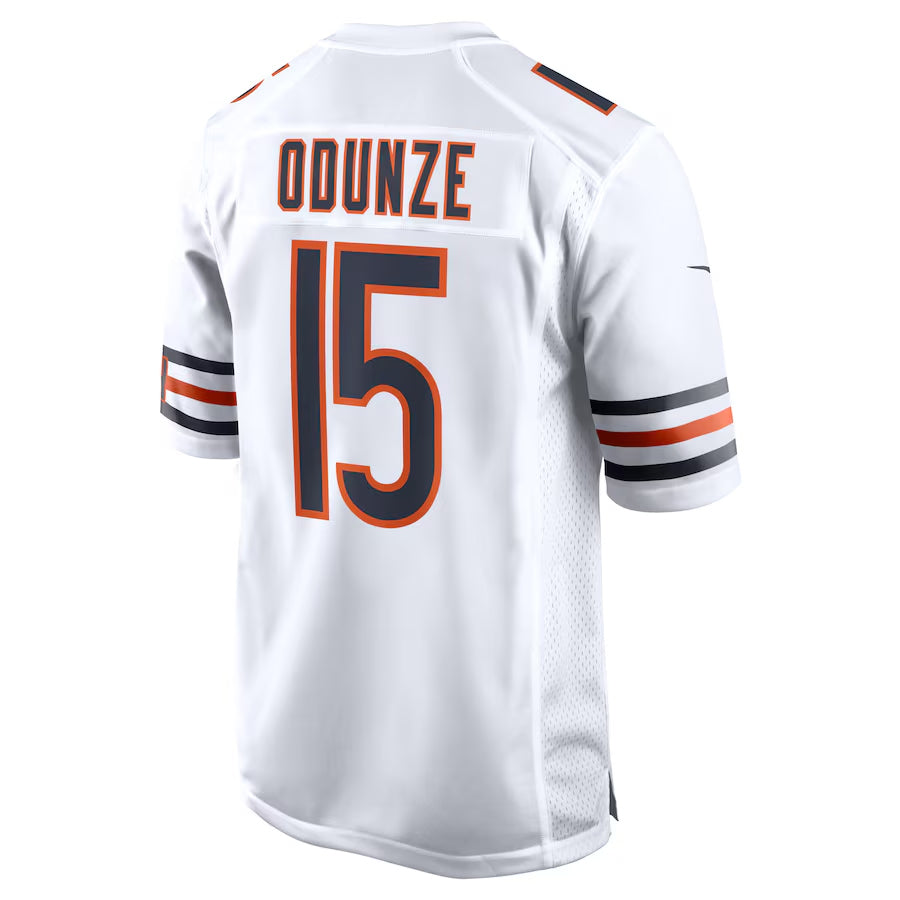 Custom #15 White CHI Football Shirt Top