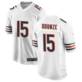 Custom #15 White CHI Football Shirt Top