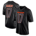Custom #17 Black CHI Football Shirt Top