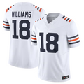 Custom #18 White CHI Football Shirt Top