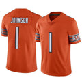 Custom #1 Orange CHI Football Shirt Top
