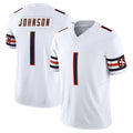 Custom #1 White CHI Football Shirt Top