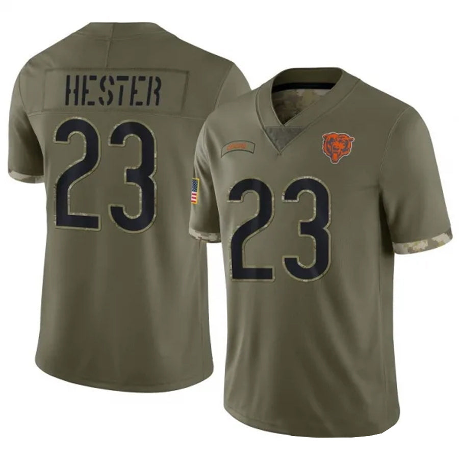 Custom #23 Olive CHI Football Shirt Top