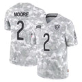 Custom #2 White CHI Football Shirt Top
