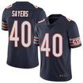 Custom #40 Navy CHI Football Shirt Top