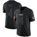 Custom #4 Black CHI Football Shirt Top