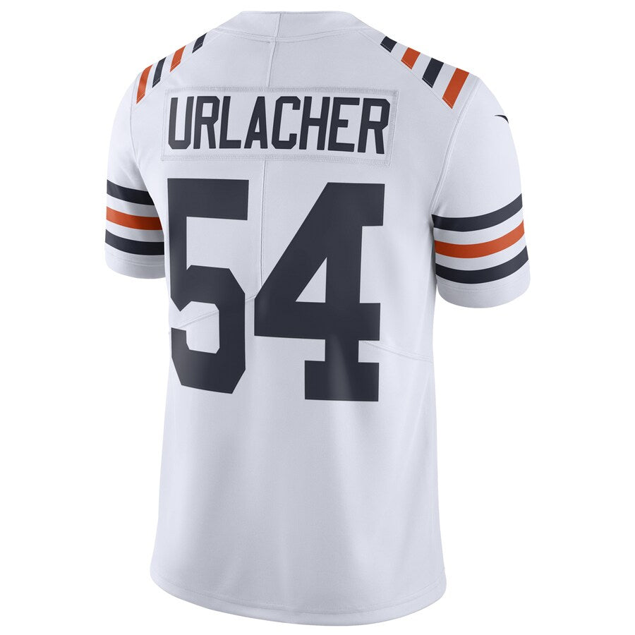 Custom #54 White CHI Football Shirt Top