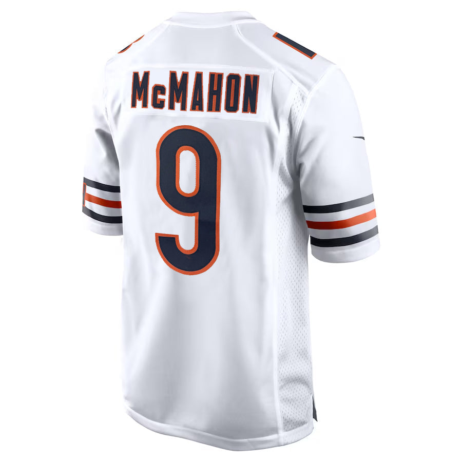 Custom #9 White CHI Football Shirt Top
