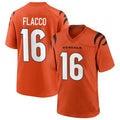 Custom #16 Orange CIN Football Shirt Top