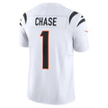 Custom #1 White CIN Football Shirt Top