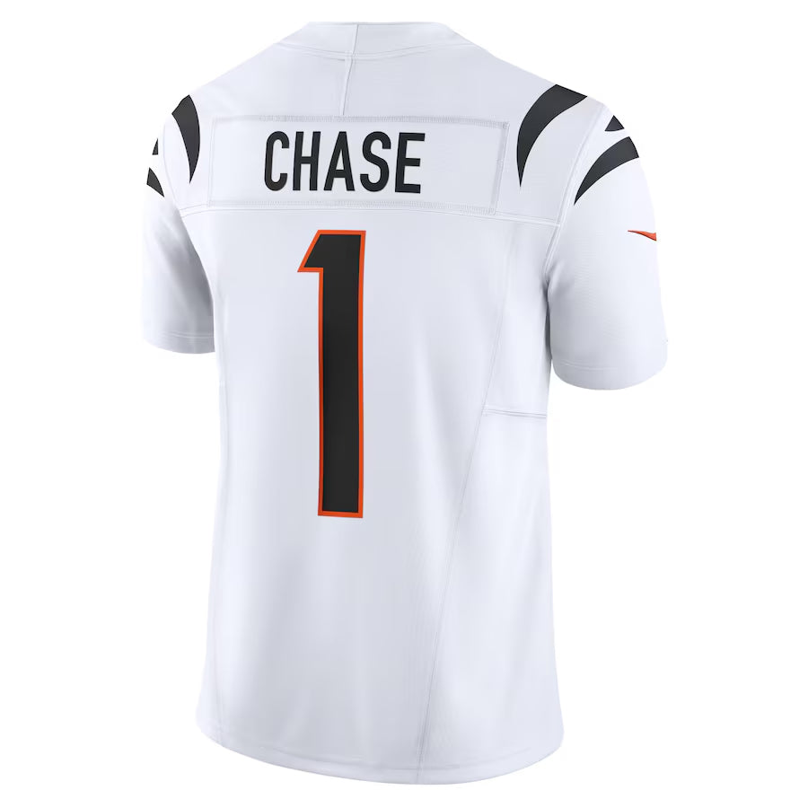 Custom #1 White CIN Football Shirt Top