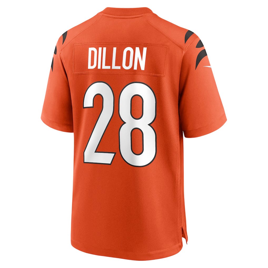 Custom #28 Orange CIN Football Shirt Top