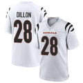 Custom #28 White CIN Football Shirt Top