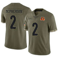 Custom #2 Olive CIN Football Shirt Top