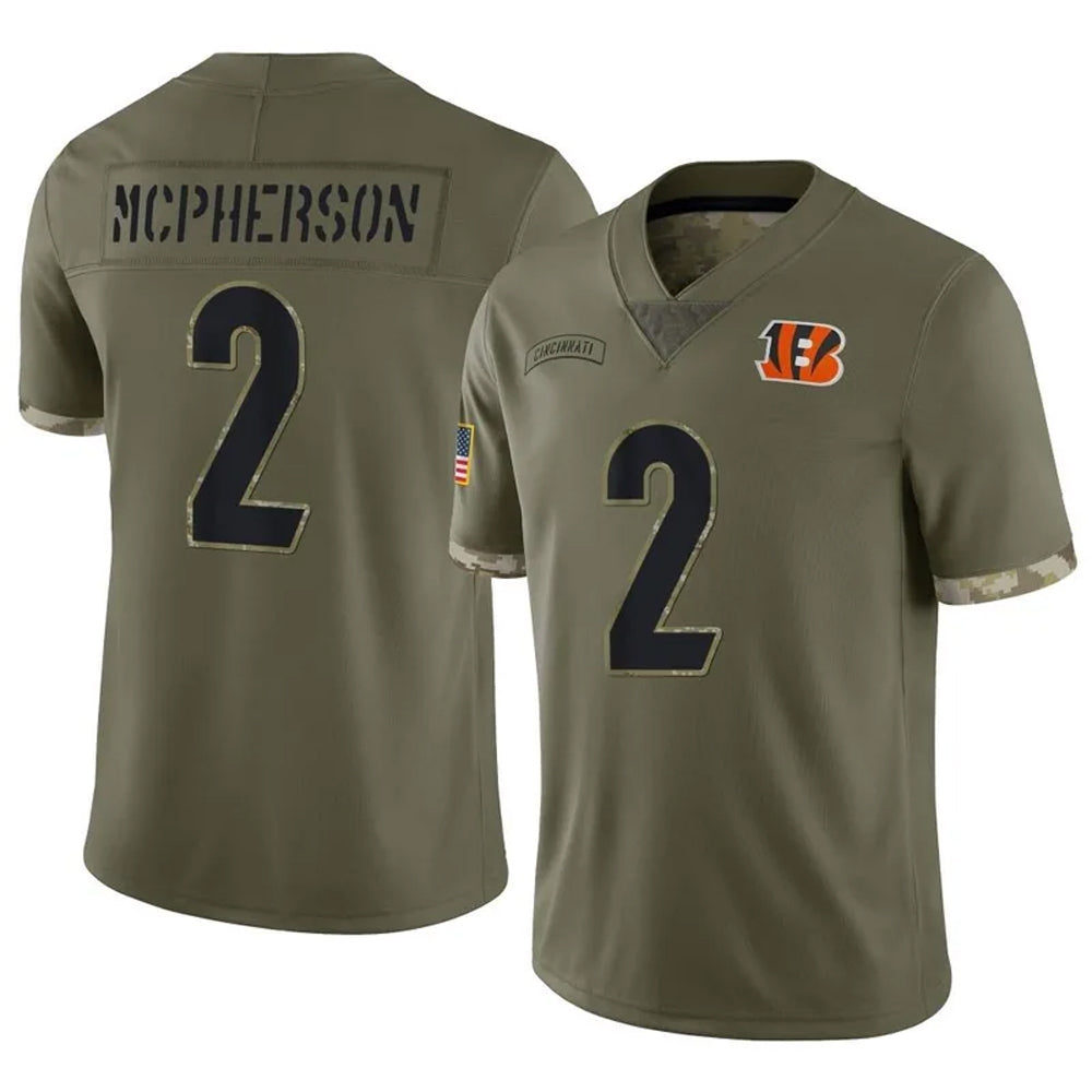 Custom #2 Olive CIN Football Shirt Top