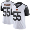 Custom #55 White CIN Football Shirt Top