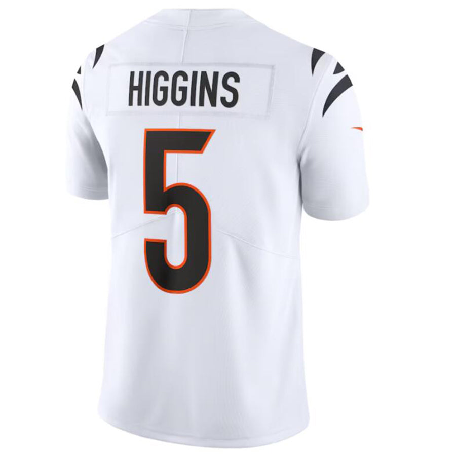 Custom #5 White CIN Football Shirt Top