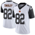 Custom #82 White CIN Football Shirt Top