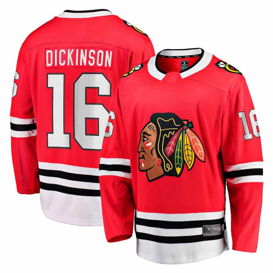 Custom #16 Red CHI Hockey Shirt Top