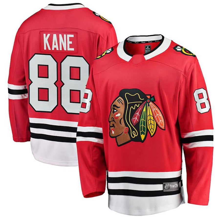 Custom #18 Red CHI Hockey Shirt Top