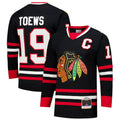 Custom #19 Black CHI Hockey Shirt Top
