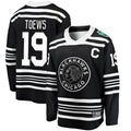 Custom #19 Black CHI Hockey Shirt Top