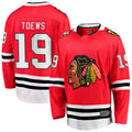 Custom #19 Red CHI Hockey Shirt Top