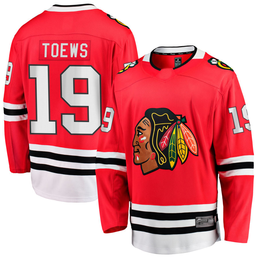 Custom #19 Red CHI Hockey Shirt Top