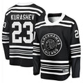 Custom #23 Black CHI Hockey Shirt Top