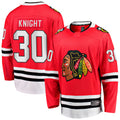 Custom #30 Red CHI Hockey Shirt Top
