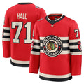 Custom #71 Red CHI Hockey Shirt Top