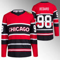 Custom #98 Retro CHI Hockey Shirt Top