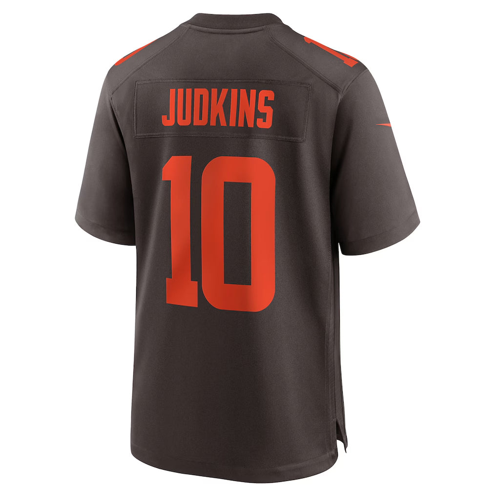Custom #10 Brown CLE Football Shirt Top