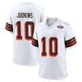 Custom #10 White 1946 CLE Football Shirt Top