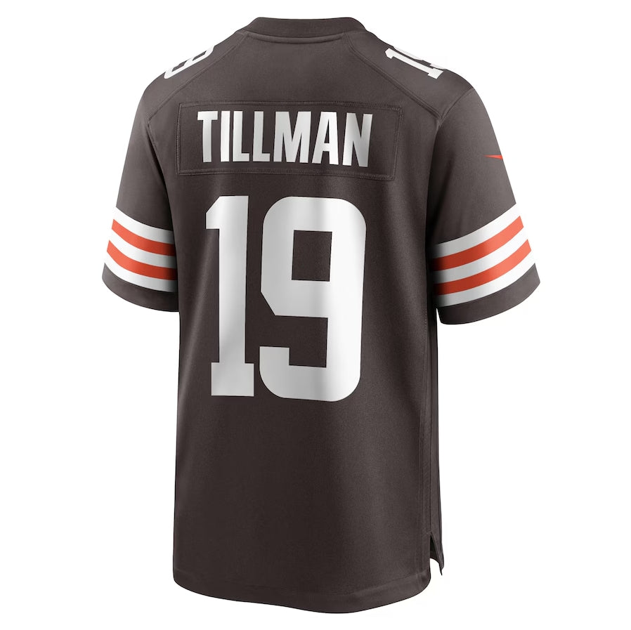 Custom #19 Brown CLE Football Shirt Top
