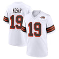 Custom #19 White 1946 CLE Football Shirt Top