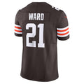 Custom #21 Brown CLE Football Shirt Top