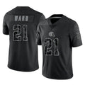 Custom #21 Black CLE Football Shirt Top