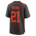 Custom #21 Brown CLE Football Shirt Top