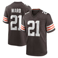 Custom #21 Brown CLE Football Shirt Top