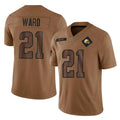 Custom #21 Brown CLE Football Shirt Top