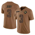 Custom #3 Brown CLE Football Shirt Top