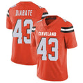 Custom #43 Orange CLE Football Shirt Top