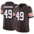 Custom #49 Brown CLE Football Shirt Top
