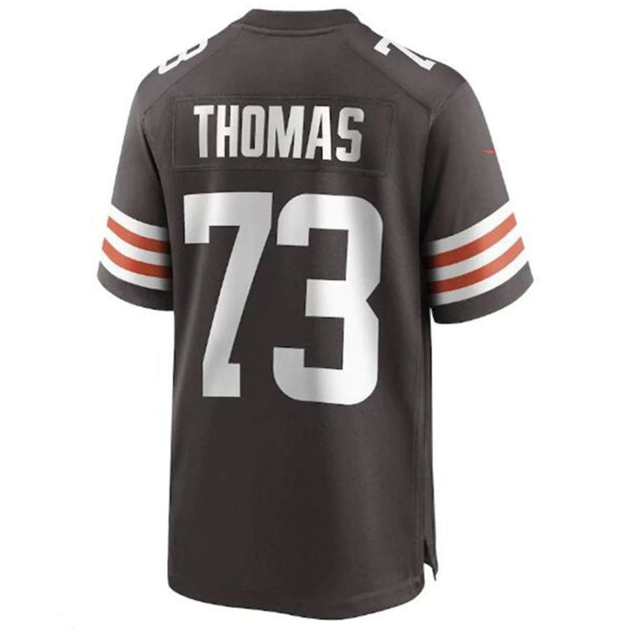 Custom #73 Brown CLE Football Shirt Top